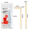 Food-Grade Individually Wrapped Bent Straws