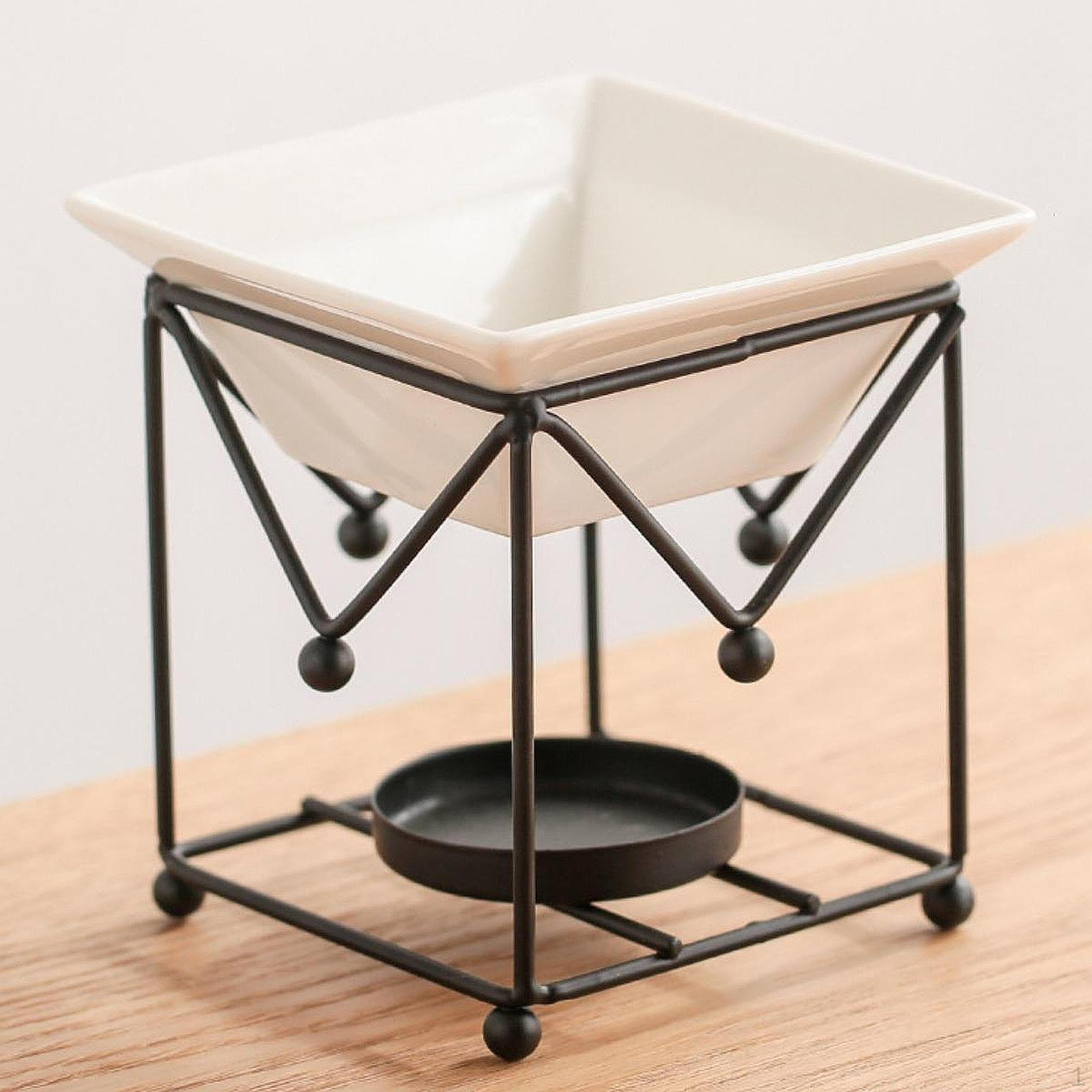 

Аромадиффузор с металлическим основанием для эфирных масел и благовоний чёрный