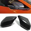 A Pair Genuine Carbon Fiber Mirror Cover for Chevrolet Corvette C8 Stingray Coupe Z06 2020 2021 2022, Add On Style Mirror Caps, Tape On