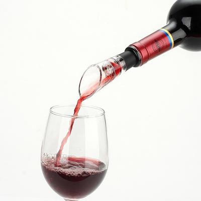 2 In 1 Wine Decanter Pourer Bar Accessories Portable Acrylic Quick Aerator Pouring Filter Tools Wine Bottle Stopper