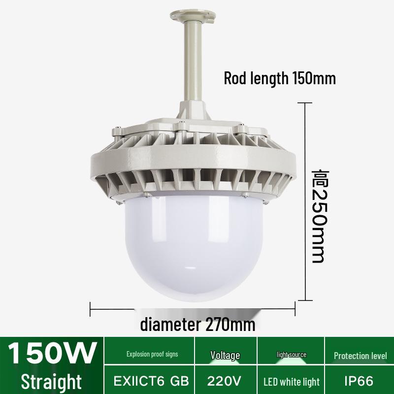 Explosion-Proof LED Light for Power Plants & Hazardous Chemical Workspaces