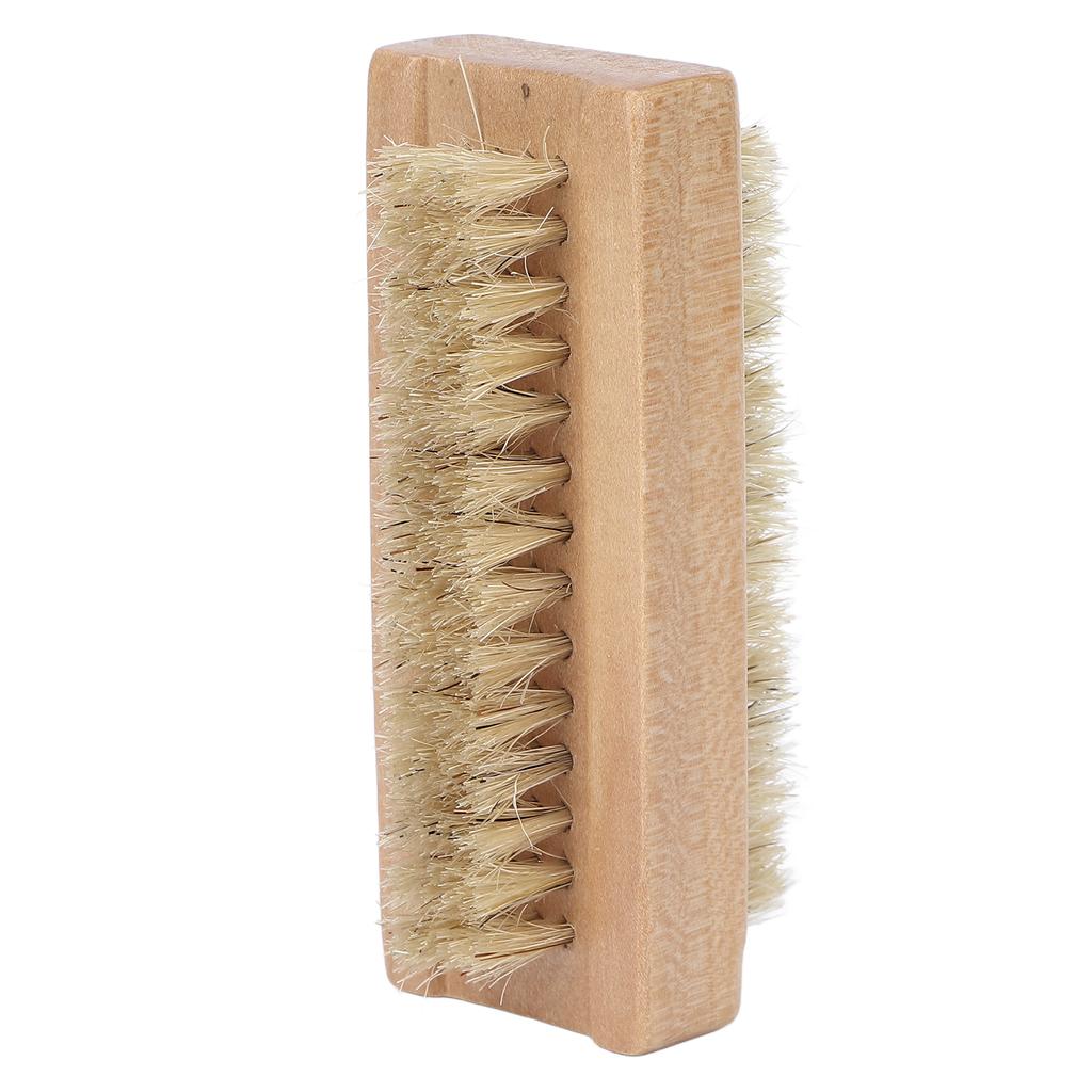 Nagelbürste Fingernagel Zehennagel Nagelhautreinigung Doppelseitige Holz Maniküre Pedikürebürste