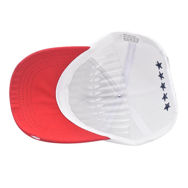 Hot Sale Unisex Adjustable Mesh Cap Casual Plain Embroidery Five-Star Cotton Baseball Cap Summer Trucker Hat for Women And Men