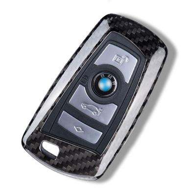Cubierta de Llavero de Fibra de Carbono para BMW, Carcasa Protectora para Llave para BMW 1 2 3 3GT 4 5 5GT 6 7 X3 X4 M2 M3 M4 M5 M6 Accesorios para Coche