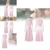 Enchanting Glinda Inspired Costume Dress For Halloween Retro Style Unisex Wearable Attire
