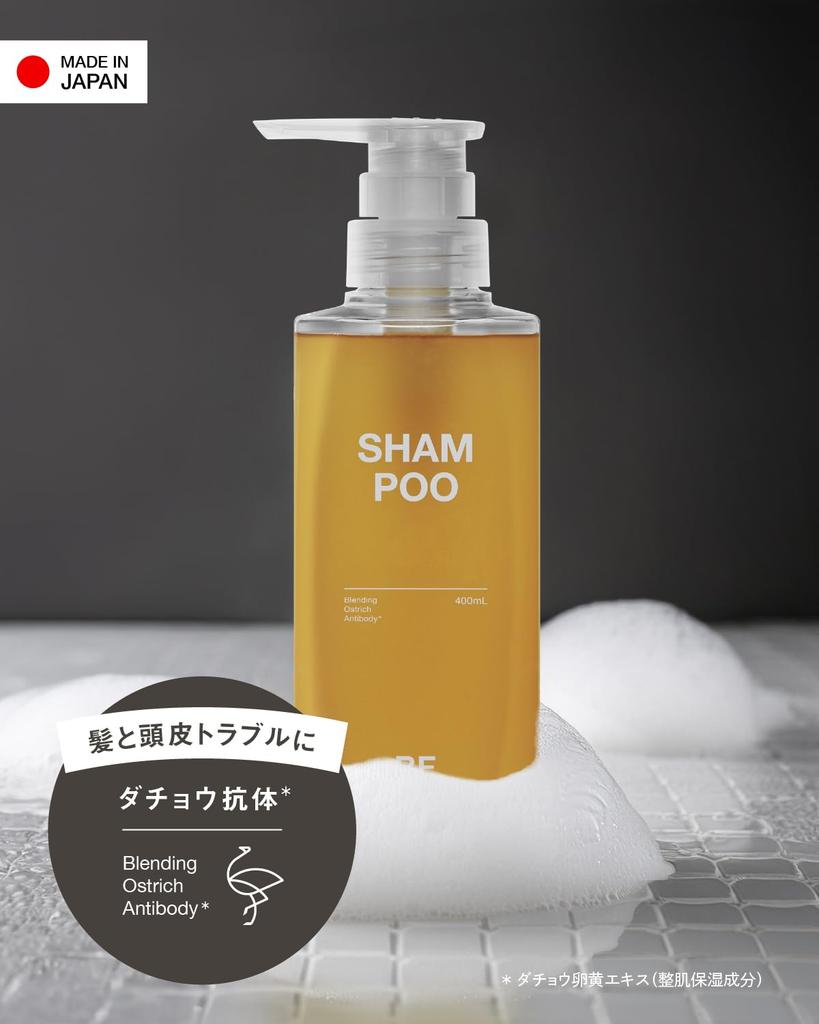 Better Future BF Shampoo 400mL Thinning Hair Scalp Care Shampoo Ostrich Antibody Made in Japan