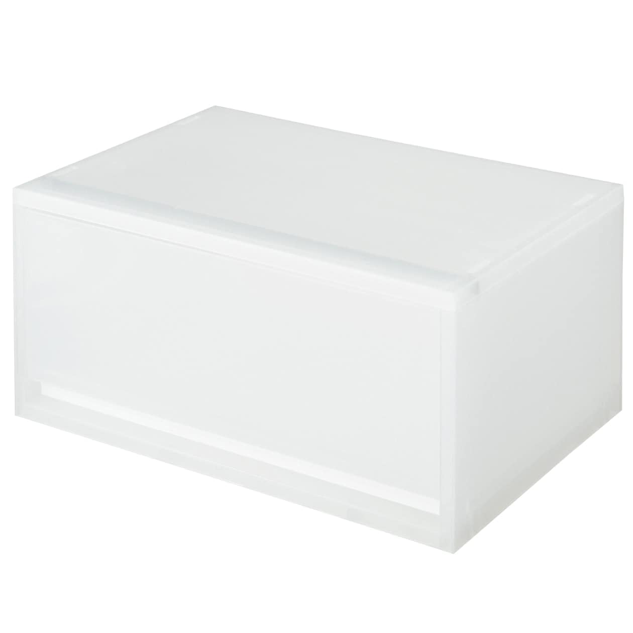 MUJI Пластиковый контейнер для хранения мелких предметов 83831868, Широкий, Большой,
