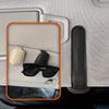 1pc Car Sun Visor Glasses Holder, PVC Material, Vehicle Eyewear Clip, Auto Interior Accessory, Storage Organizer for Glasses
