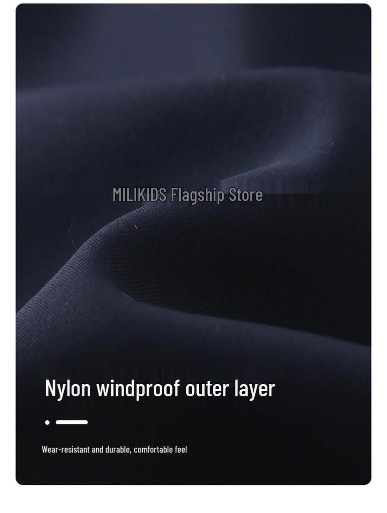Dziecięce wiatroodporne spodnie dresowe z polaru - Jesienno-zimowa odzież sportowa dla chłopców i dziewcząt