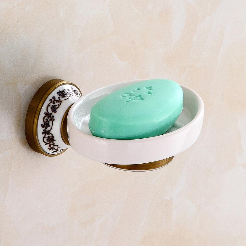Bronze Bathroom Hardware Antique Bathroom shelf Towel Rack Toilet Brush Holder Towel Shelf Rail Bar Shower Soap Dish Holder