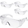 Nesect Safety Set of Clear Side Safety Infection DIY Work In Goggles, 4, Polycarbonate, Protection, Gear, Prevention, [Designed Japan, 3-Year