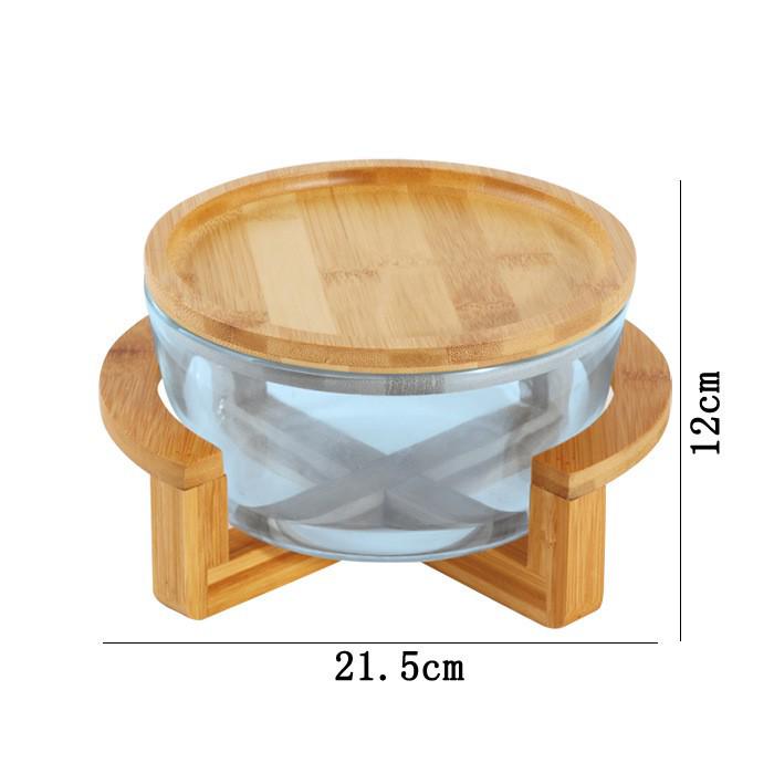 Nordic Heat-Resistant Glass Bowl - Creative Round Salad & Fruit Serving Dish