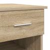 Desk in Sonoma Oak Finish 90 x 49 x 75 cm Engineered Wood