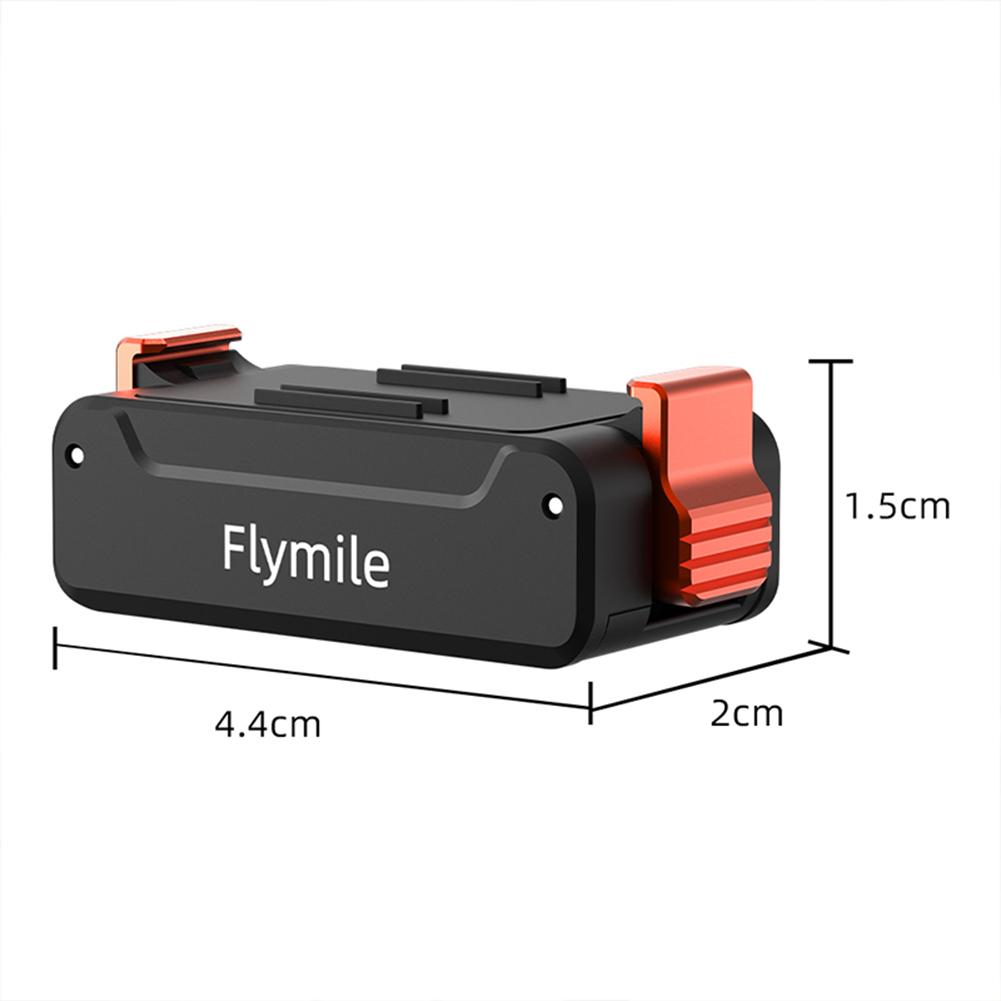 For DJI ACTION 4/5 Pro Magnetic Quick-Release Base Anti-Slip 1/4 Folding Adapter Metal Base Sports Camera Magnetic Base