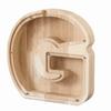 Money Bank 26 Letter Wooden Letter Piggy Bank Creative Clear Acrylic Coin Storage Case Durable Children's Toy Storage Box Gift