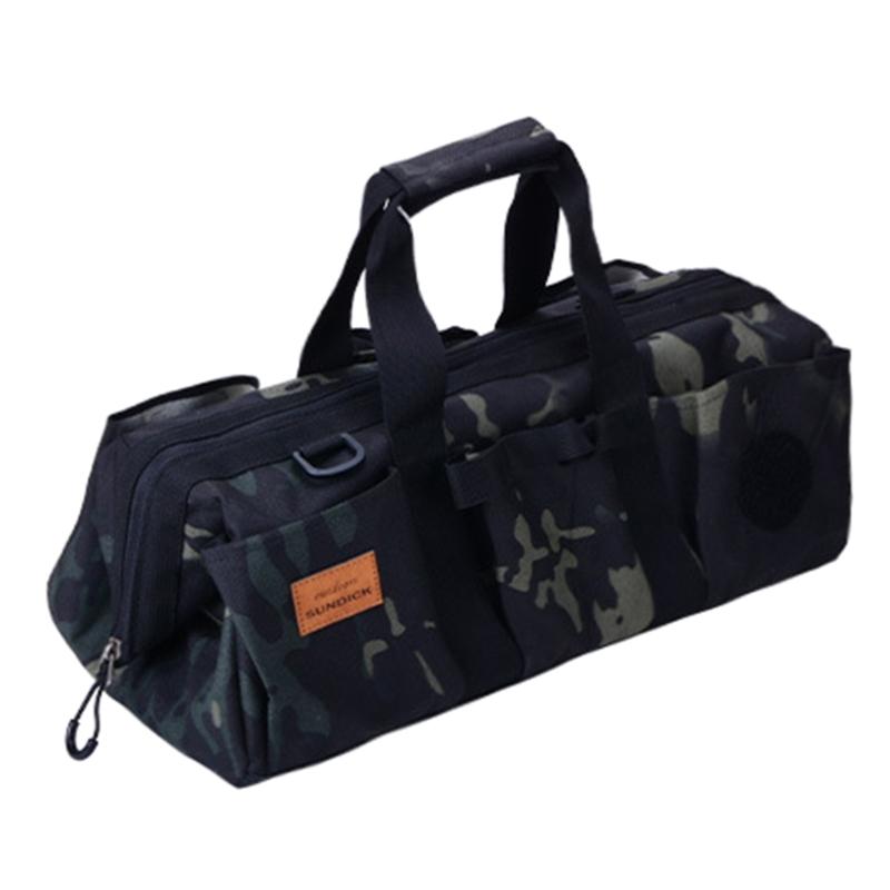 Outdoor Multi-Function Tools Bag Organizers Heavy Duty Tool Bag Waterproof Anti-Fall Tool Tote Storage Bag Multi-Pockets черный лес