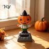 Lively Halloween Car Interior Decor Solar Dancing Pumpkin Doll, Dashboard Decoration, Spooky Ghost No Battery Required Gadgets Figurine Shaking
