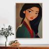 Diamond Mosaic Colorful Diamond Painting Mulan Joined The Army Full Round Embroidery Cartoon Creative Hobbies Wall Decor