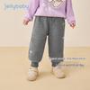 JELLYBABY Girls' Fleece-Lined Casual Sweatpants
