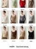 Women's Pure Cashmere U-Neck Slimming Pullover Sweater, Warm Long-Sleeved Knitted Base Layer