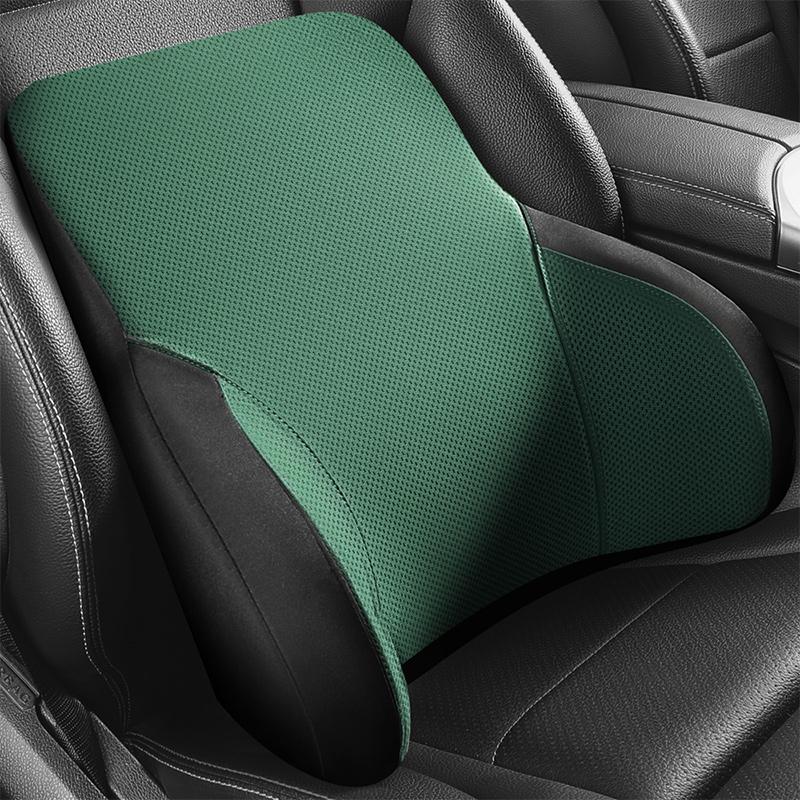 

Универсальный автомобильный стул из пены с эффектом памяти, массажная поясничная поддержка, подушка для талии, сетчатая вентилируемая подушка для автомобиля, офиса зелёный