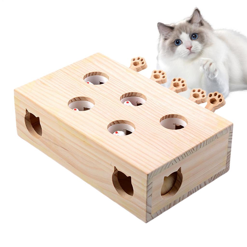 Katzen Spielzeug Whack Mole Kratzbrett Spielzeug Interaktiv Ruhe Spielen Lustige Katze Interaktiv Multifunktional Katzen Zubehör