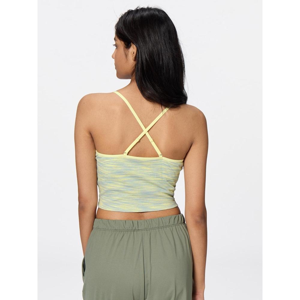 Gu By Uniqlo Bra Feel 2 Way Cropped Camisole  Marble 