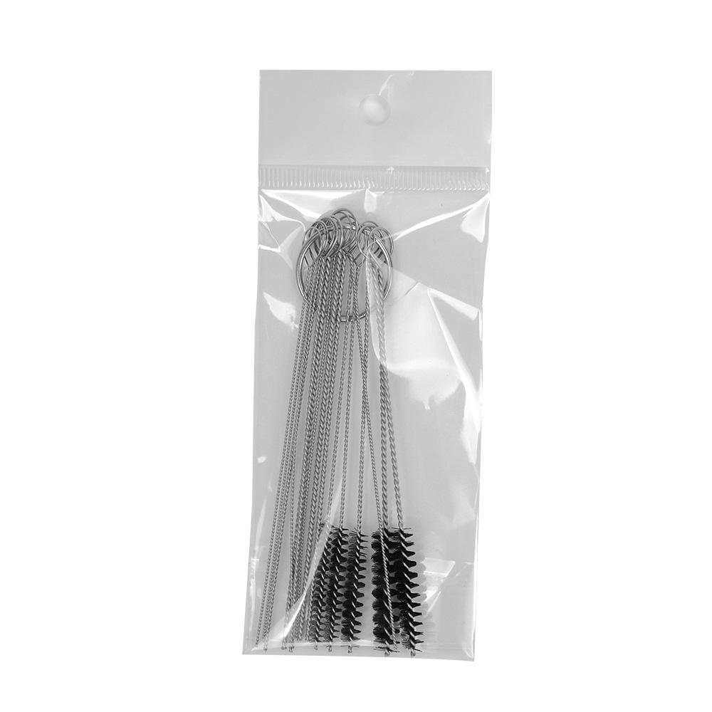 Set di 15 spazzole per la pulizia del getto del carburatore con ugelli per la pulizia della pistola a spruzzo - Aghi in acciaio inossidabile e spazzole in nylon