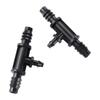 20 stuks 8 mm tot 4 mm Stekelige Slang T-stuk Splitter Connectoren Variabele Binnendiameter Voor Tuinirrigatie Waterslang Fittingen