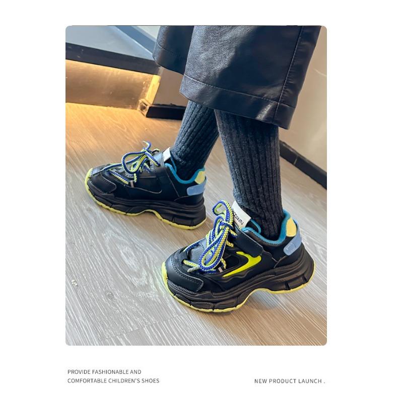 Новые осенние и зимние детские спортивные туфли для девочек — фото 17