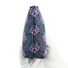 Indenya Inden Pouch Deerskin Miso Hydrangea Pattern Navy x Purple Calico x Gray Lacquer 8008
