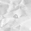Mon Choix Silver Line Heart Piercing