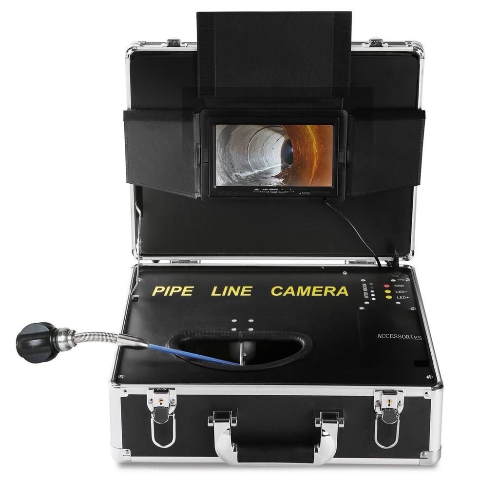 Sewer Camera Pipe Inspection Camera 7-inch Screen 1000TVL Camera 66ft