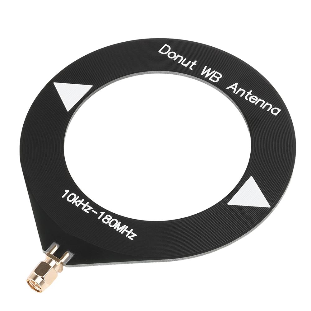 10kHz-180MHz/4MHz-24MHz/500kHz-2000kHz Loop Antenna Donut Broadband Antenna Receiving Antenna Low Impedance Converter