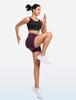 Yvette Sports Bra for No Front Large High Cross Integrated Sports M Black Women, Bounce, Opening, Size, Support, Adjustable, Back, Cup, Workout,