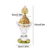Glass Incense Burner Set Desktop Ornament Portable Rotatable Creative Home Fragrance For Hotel Cabinet Living Room Office Party