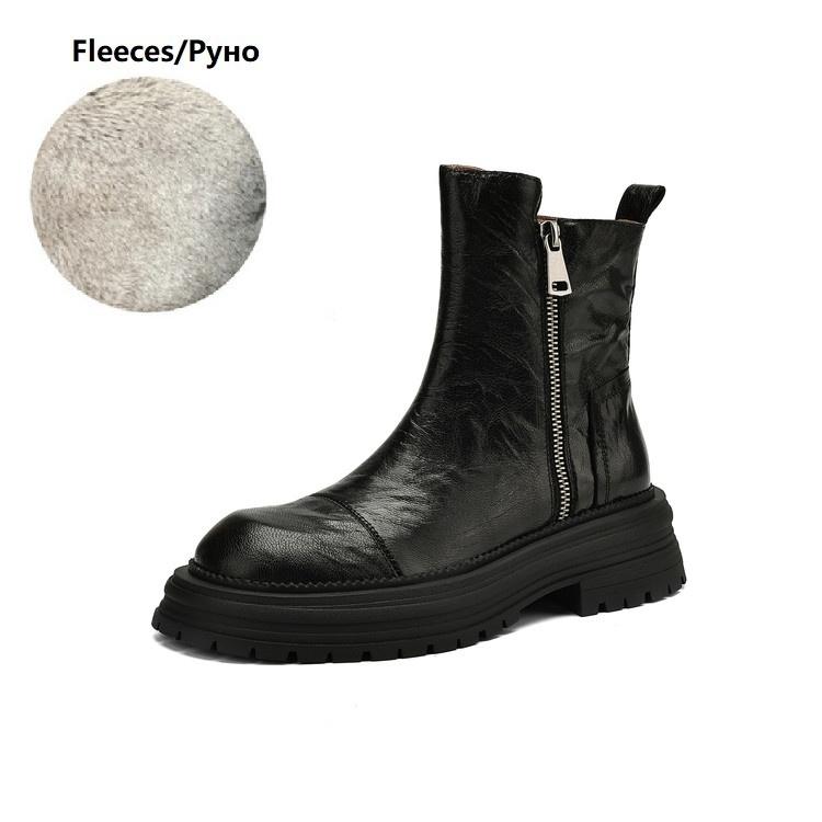 

Мода НОВЫЕ Осенние Женские Ботинки Замшевые Туфли для Женщин Круглый Носок Массивный Каблук Обувь Молния Челси Ботинки Повседневная Обувь Короткие Ботинки 40