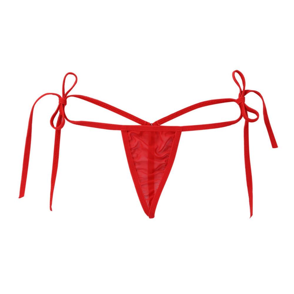 Sexy Women Lace Up V-string Briefs-Panties Thongs G-string Lingerie Underwear