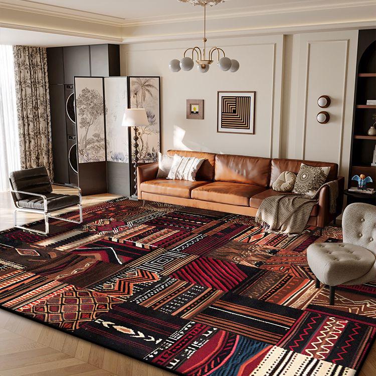 

Boho Retro Carpet for Living Room Geometric Decoration Luxury Bedroom Bedside Rug 200x300 Foldable Non-slip Soft Mat Washable 60*90cm