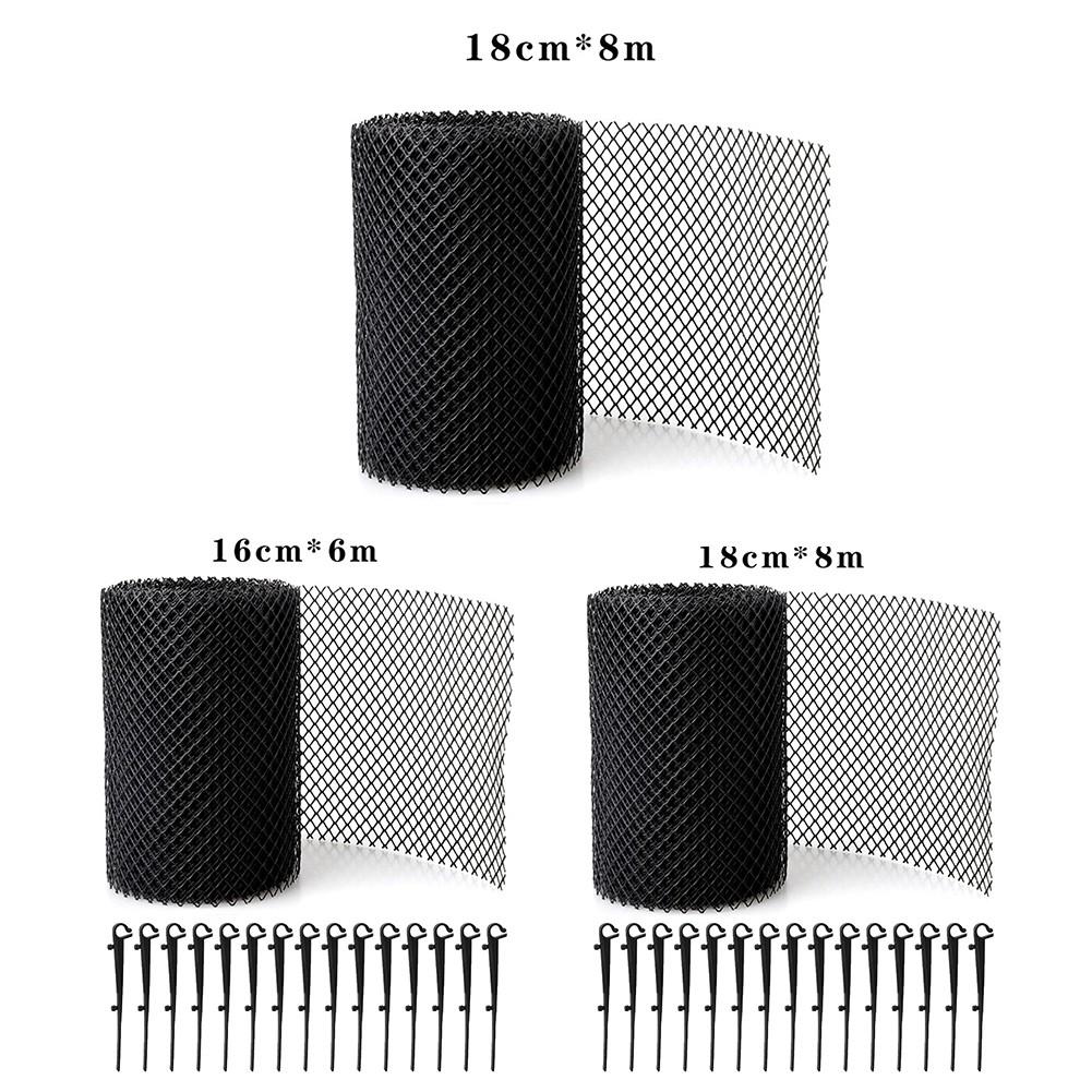 Černá ochrana okapu udržuje listí a nečistoty mimo okapy