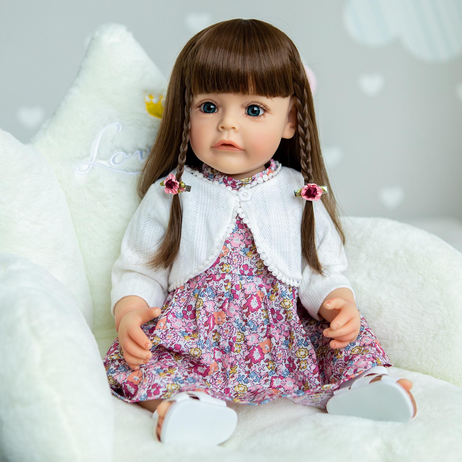 55cm Full Glue Lifelike Reborn Baby Doll 55 cm