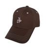 Tueseupis Tsp Stitch Embroidered Ball Cap (Brown)