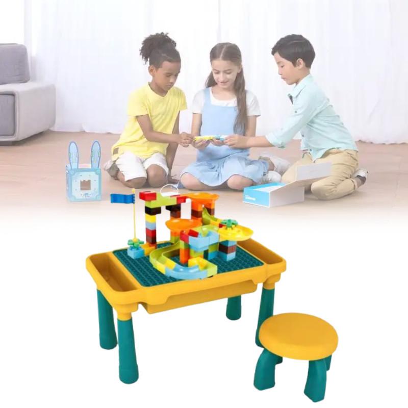 Compatible Multi Functional Building Block Learning Table Children Education Toy