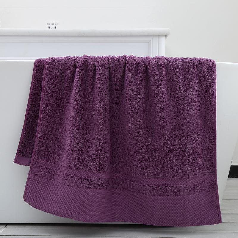 Platinum section hotel cotton bath towel plain color broken gear thickened adult tube top bath towel beach towel long-staple cotton
