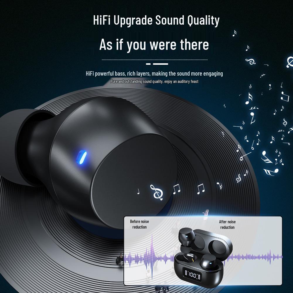 5.3 In-ear TWS Mini True Wireless Bluetooth Sports Earbuds - Long Battery Life & Noise Cancelling