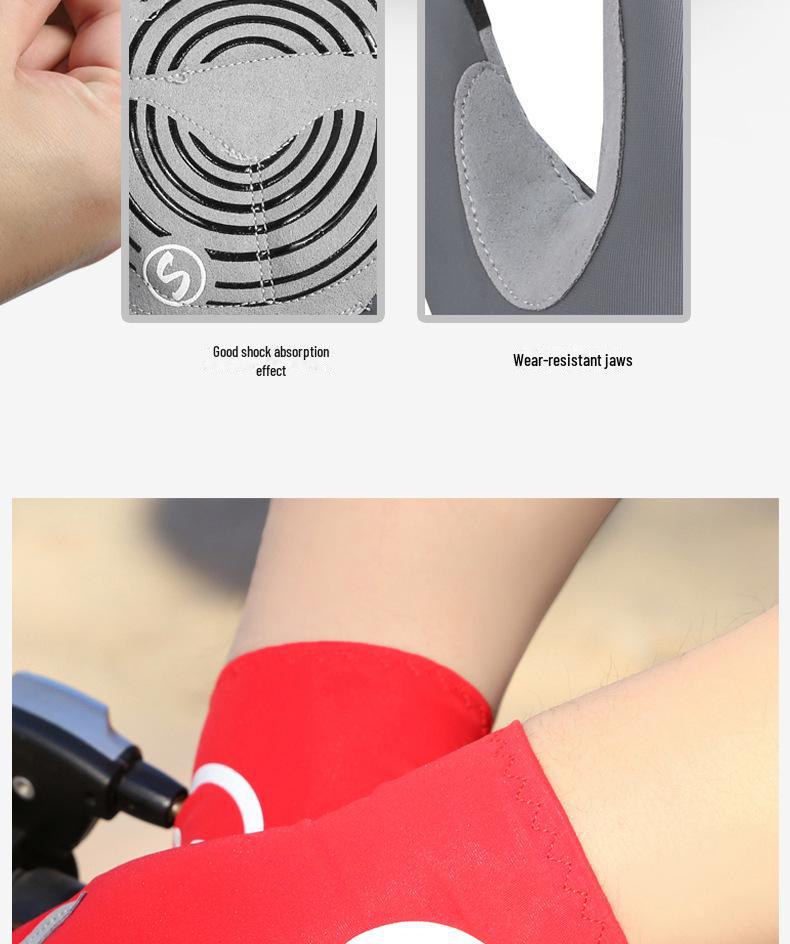 Unisex Summer Cycling Gloves: Ice Silk, Anti-Slip, Shock-Absorbent, Sun Protection for Road and Mountain Biking.