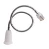 B22 to E27 Light Socket Extender Adapter Light Bulb Extension E27 Socket Extender Bendable Flexible Gooseneck Adjustable