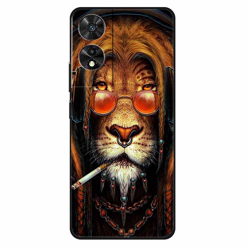 For TCL 505 Case Silicone Fashion Protective TPU Soft Funda for TCL 505 Phone Cover Animal Bumper for TCL505 Coque Shell Cute