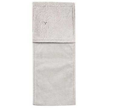 Senko NYNAS Grand Papierhalter Greige mit elegantem 64225 Bezug, Strasssteinen, Design,