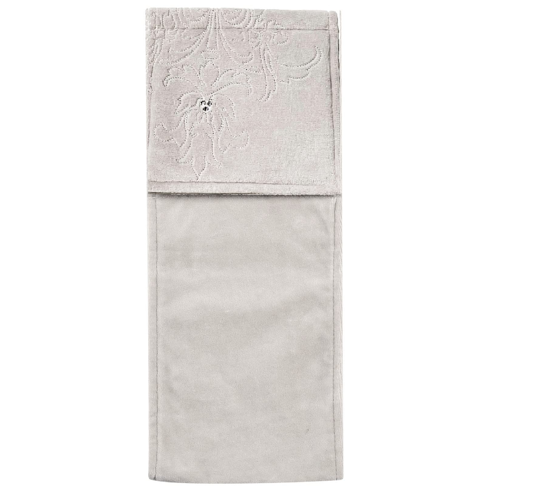 

Senko NYNAS Держатель для большой бумаги Серо-бежевый с элегантной обложкой 64225, Стразы, Дизайн,